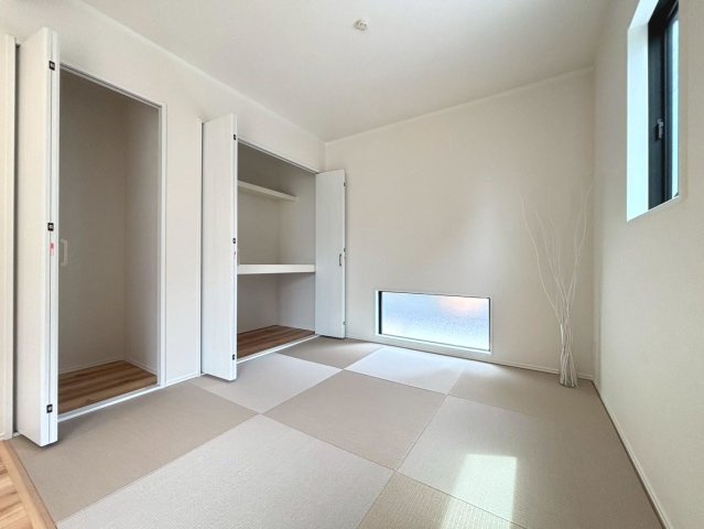 【商談中】ダイマルタウン　岐阜市茜部菱野第3　全4区画分譲の和室|一室あると便利な和室は、来客時はもちろん、お子様のお昼寝や遊び場、寝室としてもご利用いただけます。