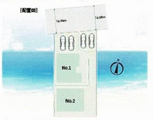 【区画図】 | 【仲介手数料０円】二宮町山西　新築一戸建て　2号棟　全2棟 | 二宮町山西　新築一戸建て　全2棟