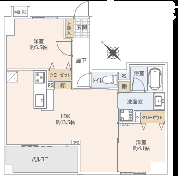 【間取り】 | ライオンズマンション目白