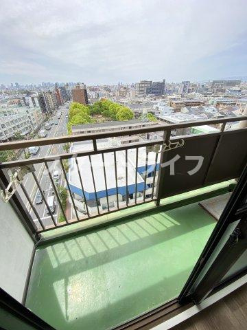 大阪市東淀川区豊新５丁目の賃貸マンションのバルコニー