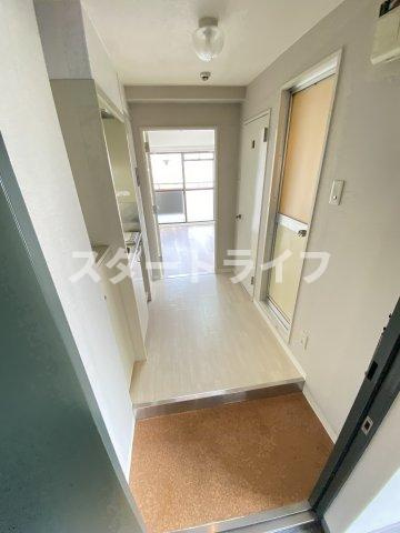 大阪市東淀川区豊新５丁目の賃貸マンションの玄関