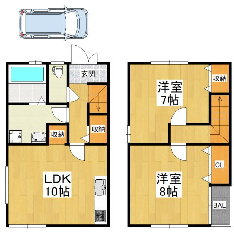 【間取り】 | 深井中町リノベ戸建