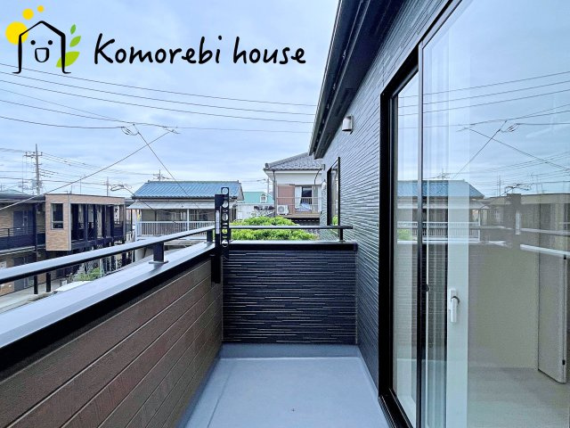 上尾市浅間台2丁目　新築一戸建て　ブルーミングガーデン　01のバルコニー|26.5.23　撮影済み