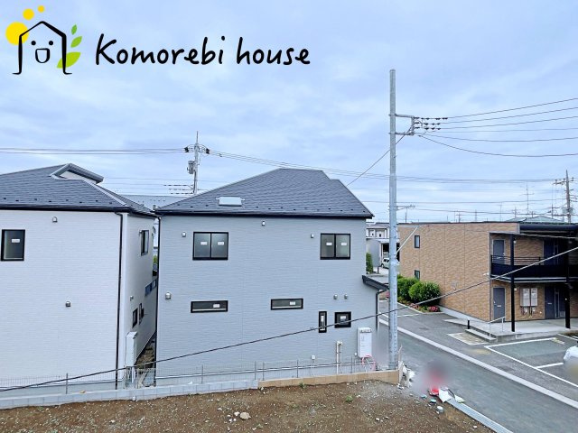 上尾市浅間台2丁目　新築一戸建て　ブルーミングガーデン　01の前面道路含む現地写真|26.5.23　撮影済み