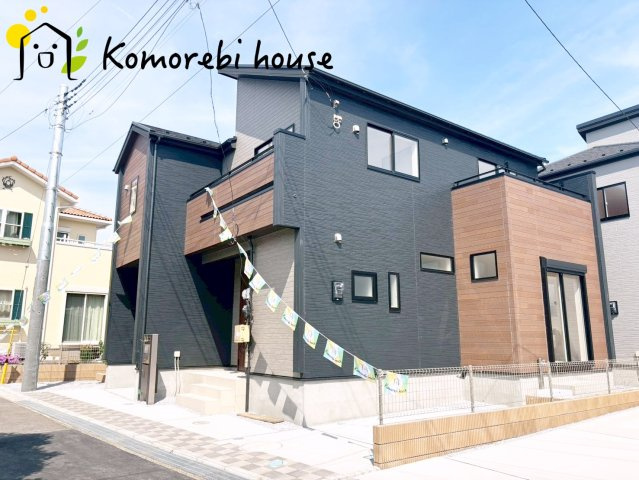 上尾市浅間台2丁目　新築一戸建て　ブルーミングガーデン　01の外観|26.6.1　撮影済み