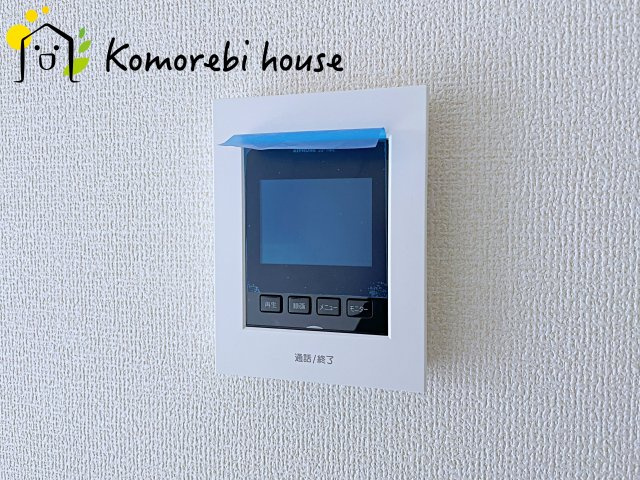 上尾市浅間台2丁目　新築一戸建て　ブルーミングガーデン　01の防犯設備|26.5.23　撮影済み