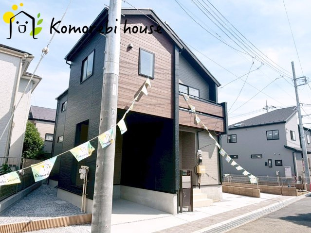 上尾市浅間台2丁目　新築一戸建て　ブルーミングガーデン　01の外観|26.6.1　撮影済み