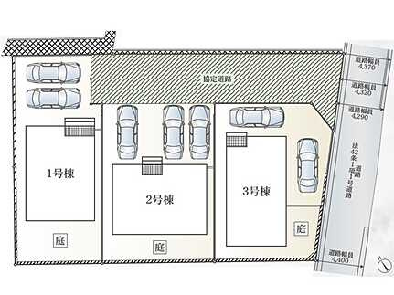 東区中山新町１丁目の区画図