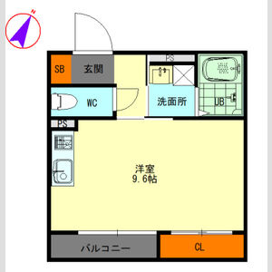 PESO山之手の間取り