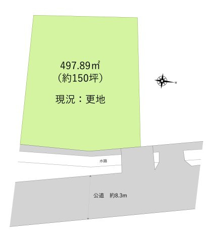 川越市大字古谷上の売地