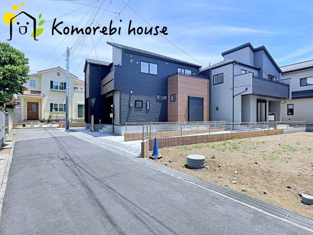 上尾市浅間台2丁目　新築一戸建て　ブルーミングガーデン　02の前面道路含む現地写真|前面道路含む現地写真です