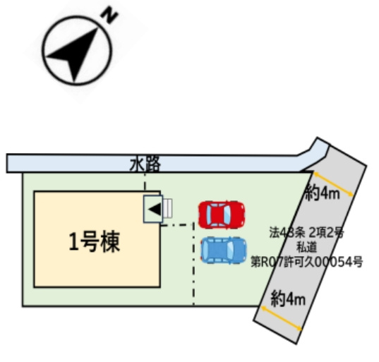 久留米市高良内町5期の区画図