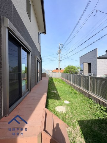 城南区友丘４丁目　戸建ての庭