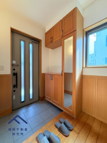 城南区友丘４丁目　戸建ての玄関