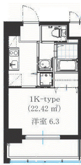 プロスパー十三の間取り