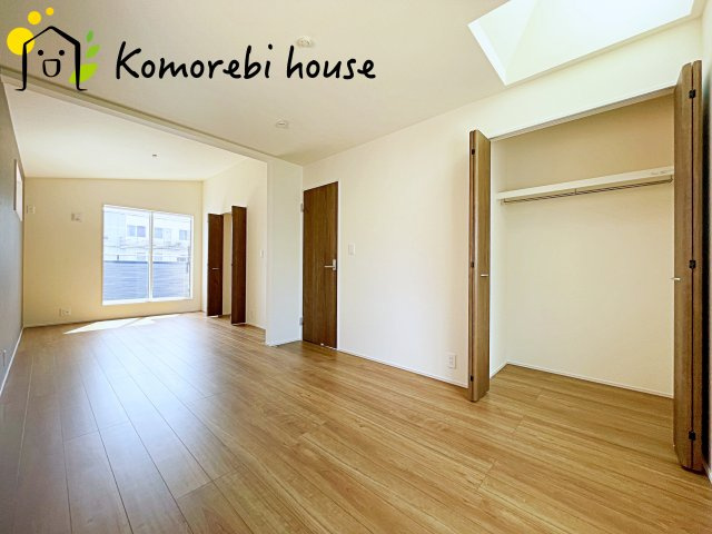 上尾市浅間台2丁目　新築一戸建て　ブルーミングガーデン　04の寝室|26.6.6　撮影済み