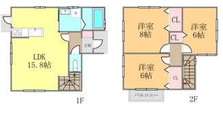 【間取り】 | プロバンスタウン森松