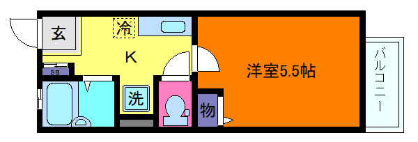 ドマーニ六甲の間取り