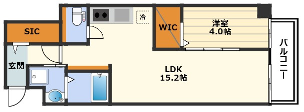 ＬＥＧＡＬＡＮＤ＋猫　ＭＩＹＡＫＯＪＩＭＡの間取り