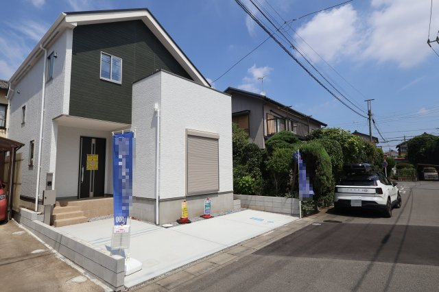 《仲介手数料無料》上尾市浅間台３丁目34-36新築一戸建てTerrechezの外観|撮影日 2026年8月24日 11:15 晴れ