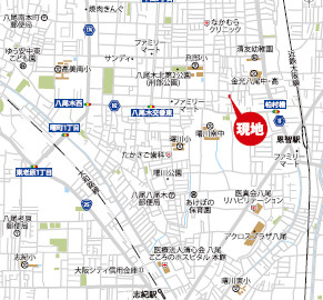 【地図】 | 八尾市刑部四丁目　新築戸建
