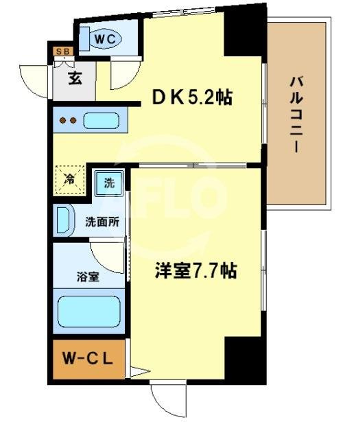 カーサ　セレーネの間取り|カーサ　セレーネ　　開放感のある間取り