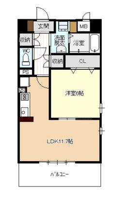 クロービアの間取り