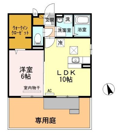 【間取り】 | ヴィラ　シャルマンD