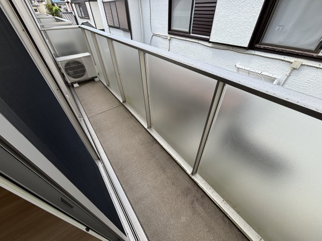 ランセ今谷Ｅのバルコニー