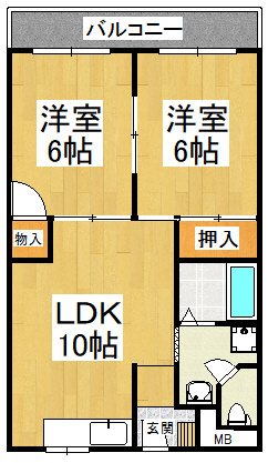 【間取り】 | 滝谷ユタカハイツ