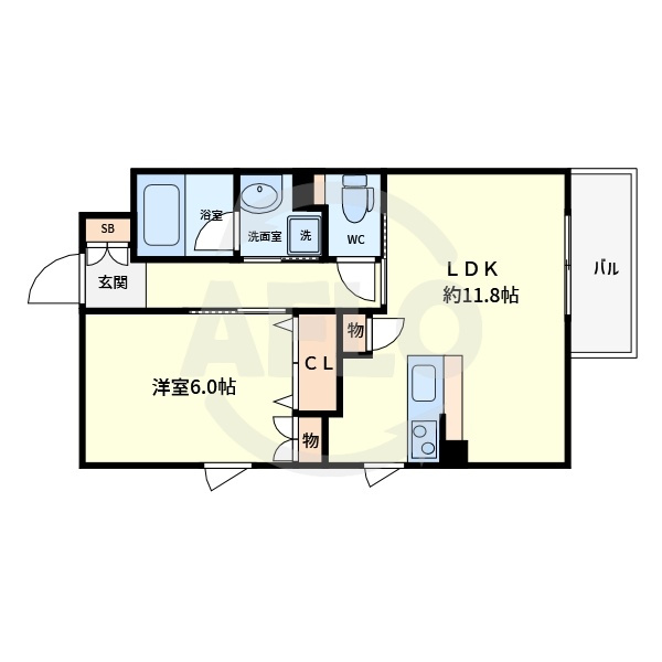 コーラルリーフ住吉の間取り|コーラルリーフ住吉　間取り