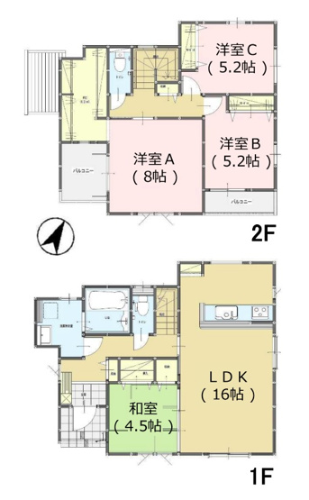 【間取り】 | 福岡市早良区内野2丁目1期　1号棟（全1棟）【仲介手数料無料・0円】 | 平日、土日祝日もお好きな日時にご見学可能です。お気軽にお問合せ下さい。