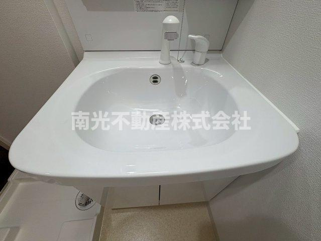 yumaison westの洗面所