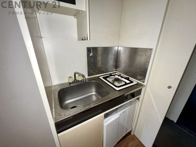 1口ガスコンロ付のキッチンです♪