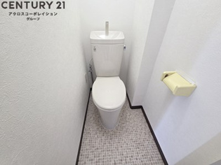 清潔感のあるトイレです。