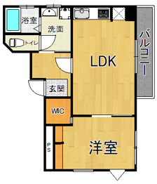 ヴィラ甲東園の間取り
