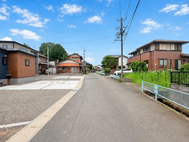 【商談中】リーブルガーデン　瑞穂市十九条　全2区画分譲の前面道路含む現地写真|■前面道路　■ヤマダ不動産　株式会社リライフ　
■夢のマイホーム購入をフルサポートします！