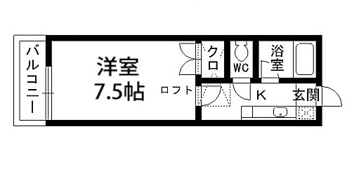 シティコート壱番館の間取り