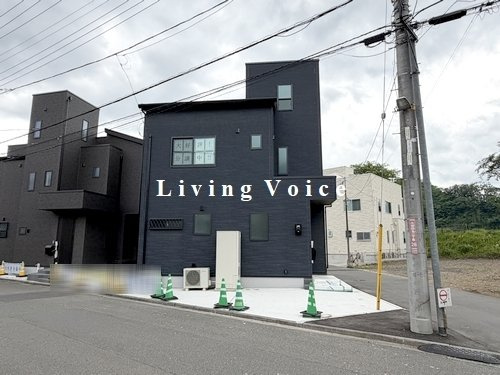 【仲介手数料０円】相模原市中央区水郷田名2丁目　新築一戸建て　1号棟　全2棟の外観|1号棟【仲介手数料０円】相模原市中央区水郷田名2丁目　新築一戸建て　全2棟