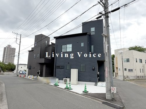 【仲介手数料０円】相模原市中央区水郷田名2丁目　新築一戸建て　1号棟　全2棟の外観|全体【仲介手数料０円】相模原市中央区水郷田名2丁目　新築一戸建て　全2棟
