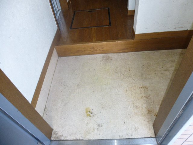 パセオ柿山伏の玄関