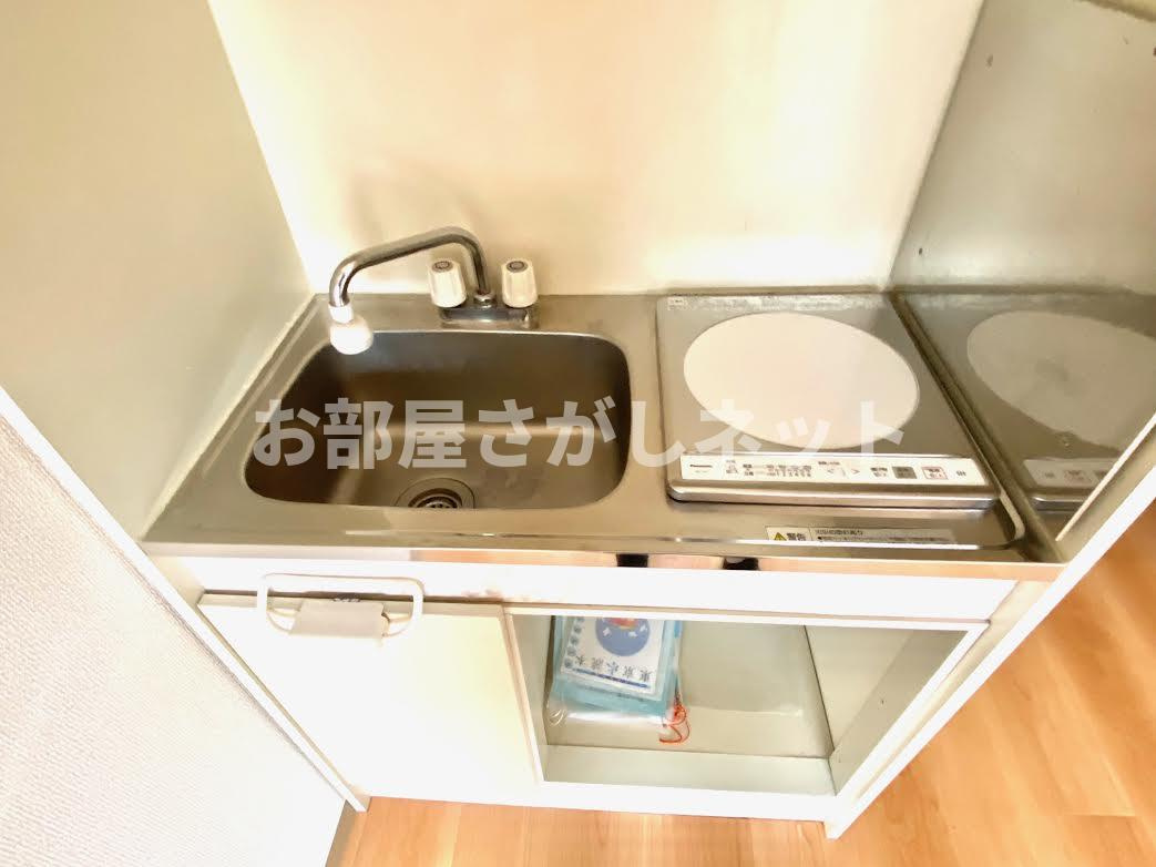 ホワイトキャビン【おとり物件なし】#学生・社会人にオススメ！初期費用分割払いOK！のキッチン