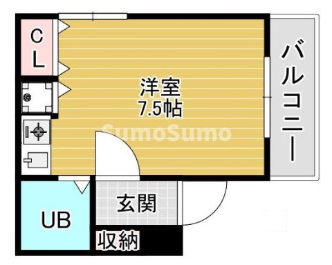 ラムール春日野道の間取り