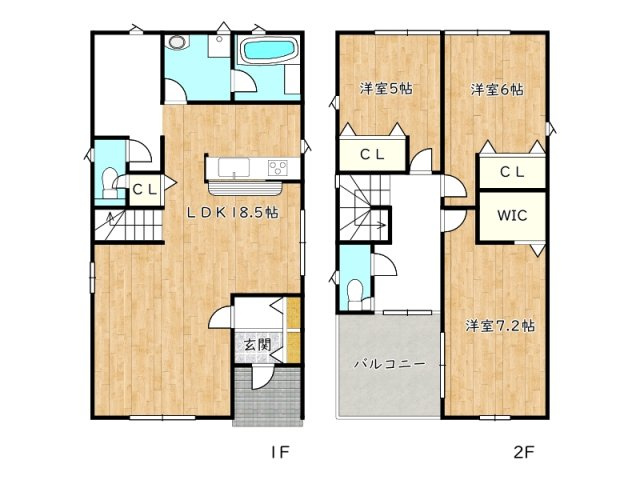 【間取り】 | 姫路市野里堀留町第1全3棟