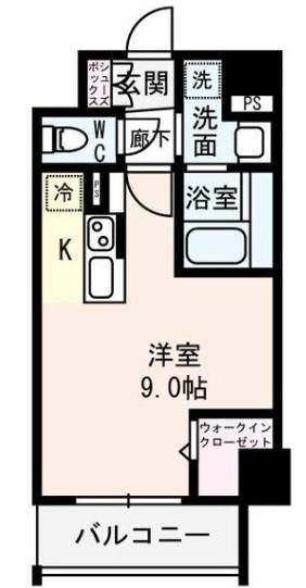 ラルーチェ北梅田の間取り