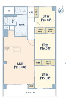 【間取り】 | 府公社千里桃山台団地A1棟