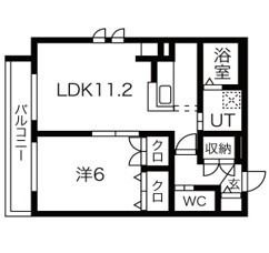 【間取り】 | ＰＩＳＯ　ＡＲＣＥ　Ｓｈｉｎａｇａｗａ