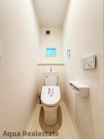 リナージュ鳴門撫養町黒崎 第1期のトイレ|シンプルで使いやすいトイレです