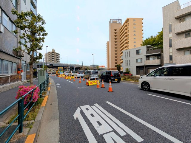 江東区亀戸８丁目の売地の前面道路含む現地写真|～前面道路含む現地写真～