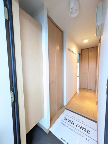 スカイハイツの玄関